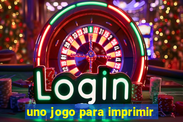 uno jogo para imprimir